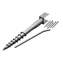 Popular Ground Screw Galvanized Concrete Pile Garden And Leisure Pole Drive-In Post Spike Anchor